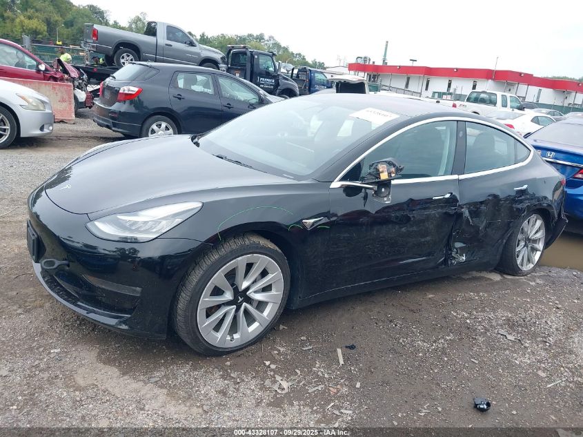 2018 Tesla Model 3 Long Range/Mid Range VIN: 5YJ3E1EA9JF046855 Lot: 43328107