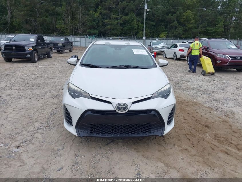 2017 Toyota Corolla Se VIN: 5YFBURHE9HP633129 Lot: 43328116