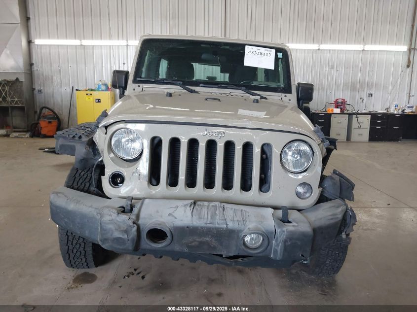 2018 Jeep Wrangler Jk Unlimited Sport 4X4 VIN: 1C4BJWDG6JL809518 Lot: 43328117