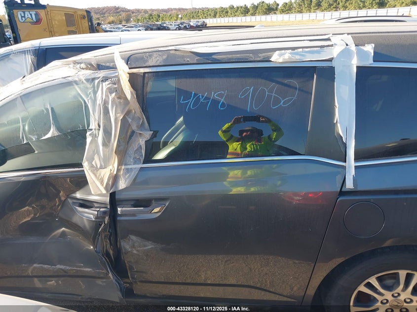 2012 Honda Odyssey Ex-L VIN: 5FNRL5H65CB089610 Lot: 43328120