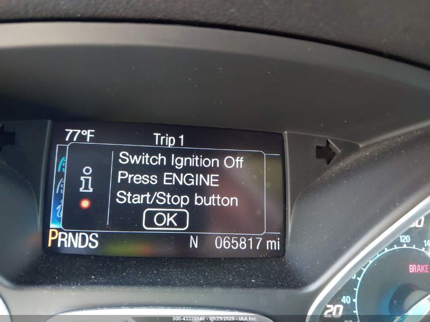 2016 Ford Escape Titanium VIN: 1FMCU0JX1GUA07907 Lot: 43328140