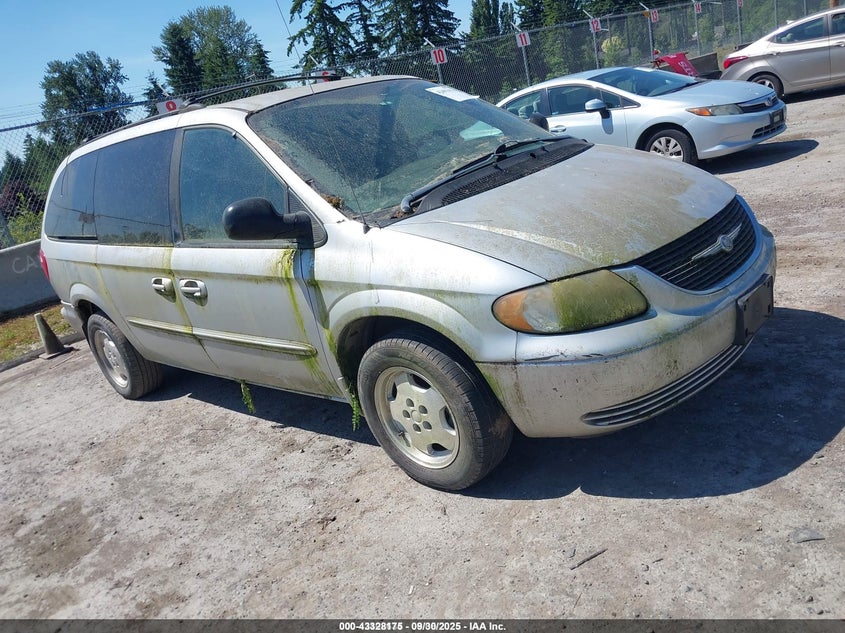2003 Chrysler Town & Country El silver van gasoline 2C4GP34L73R163139 photo #1