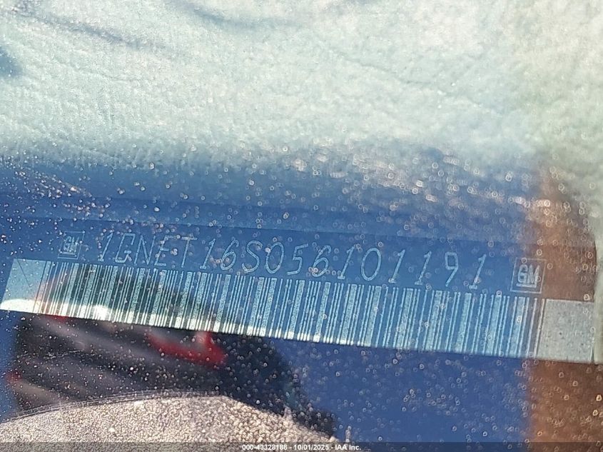 2005 Chevrolet Trailblazer Ext Ls VIN: 1GNET16S056101191 Lot: 43328188