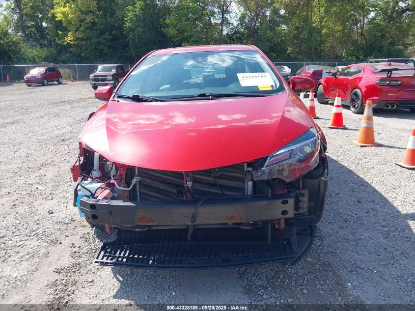 2019 Toyota Corolla Le VIN: 5YFBURHE2KP927401 Lot: 43328189