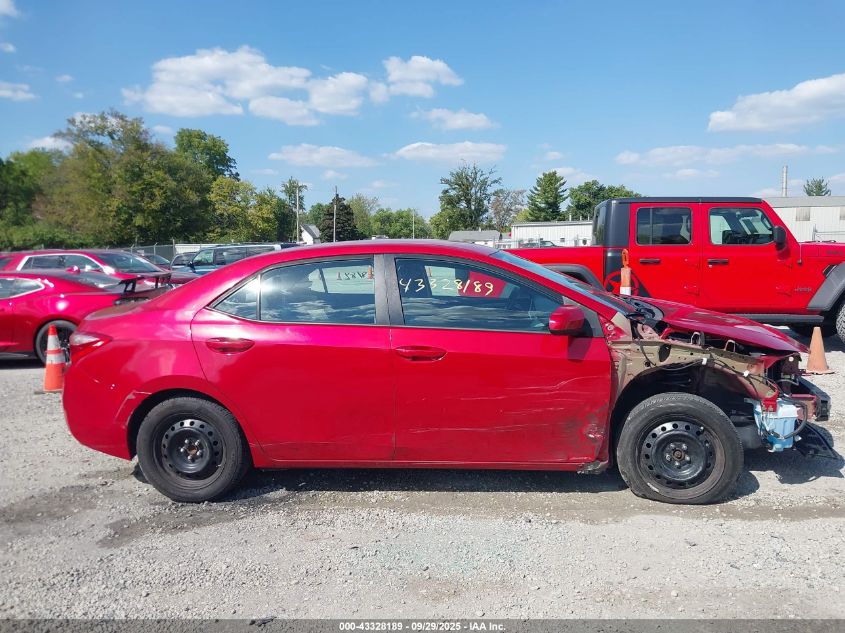 2019 Toyota Corolla Le VIN: 5YFBURHE2KP927401 Lot: 43328189