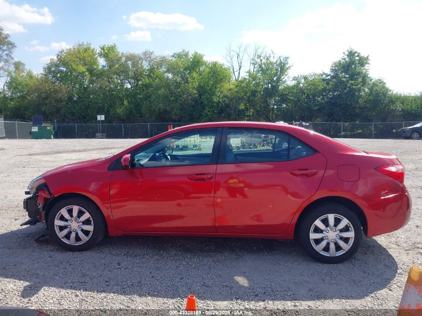 2019 Toyota Corolla Le VIN: 5YFBURHE2KP927401 Lot: 43328189