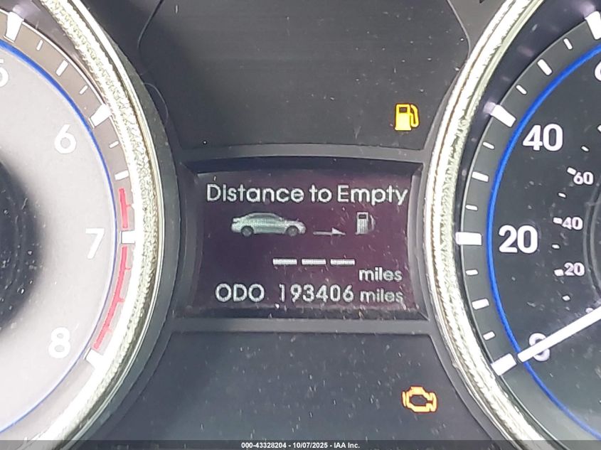 2011 Hyundai Sonata Gls VIN: 5NPEB4AC2BH170253 Lot: 43328204