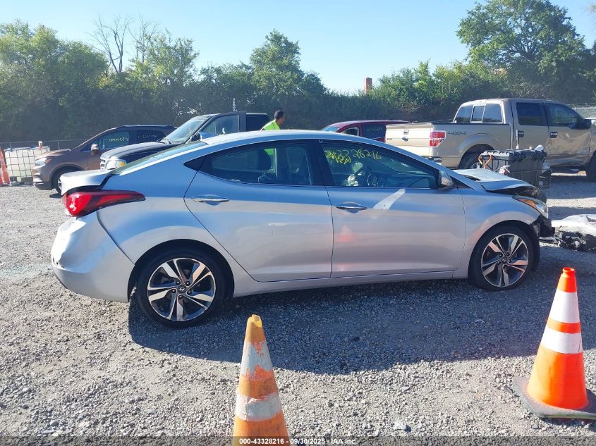 2014 Hyundai Elantra Limited VIN: KMHDH4AE8EU058185 Lot: 43328216