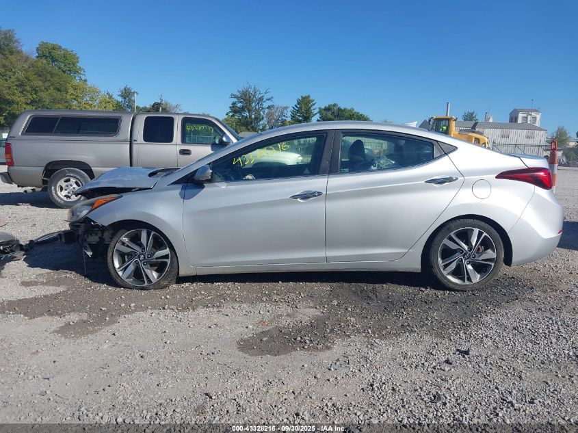 2014 Hyundai Elantra Limited VIN: KMHDH4AE8EU058185 Lot: 43328216