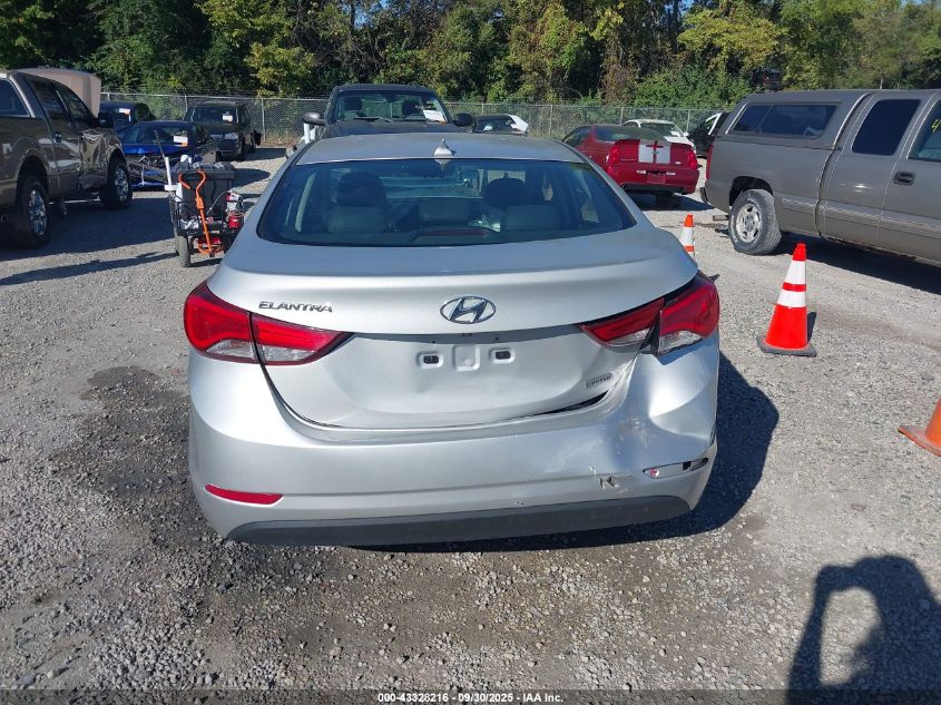 2014 Hyundai Elantra Limited VIN: KMHDH4AE8EU058185 Lot: 43328216