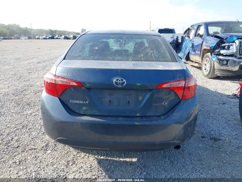 2017 Toyota Corolla Le VIN: 2T1BURHE8HC880741 Lot: 43328227