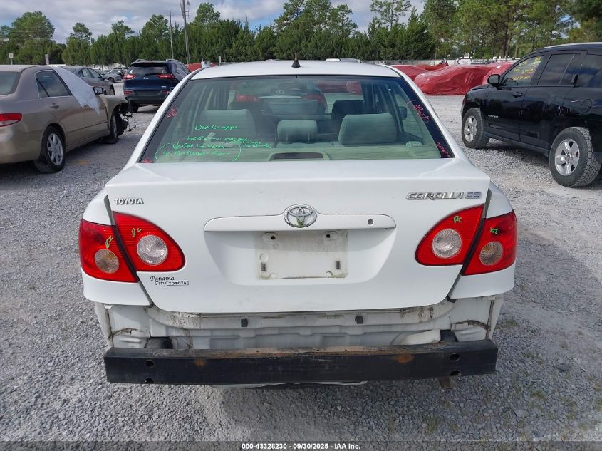 2006 Toyota Corolla Ce VIN: JTDBR32E360078211 Lot: 43328230