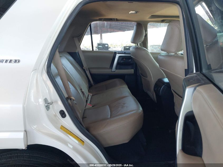 2012 Toyota 4Runner Limited VIN: JTEZU5JR0C5044170 Lot: 43328231