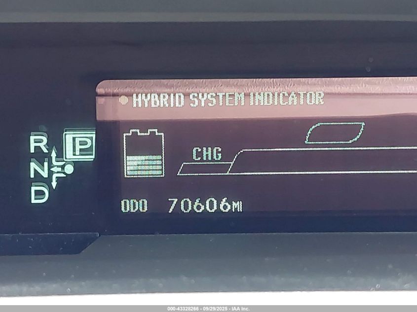 2010 Toyota Prius Iv VIN: JTDKN3DU0A5093065 Lot: 43328266