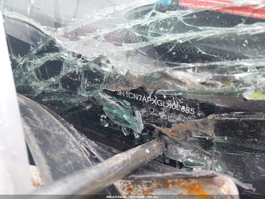 2016 Nissan Versa 1.6 S/1.6 S+/1.6 Sl/1.6 Sv VIN: 3N1CN7APXGL809685 Lot: 43328269