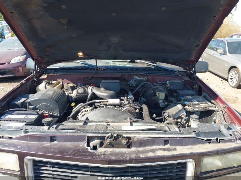 1998 GMC Sierra 1500 Sl Wideside VIN: 1GTEK14M3WZ529322 Lot: 43328283