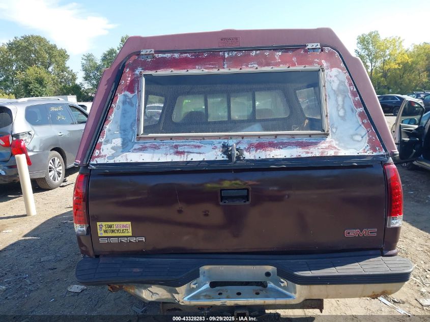 1998 GMC Sierra 1500 Sl Wideside VIN: 1GTEK14M3WZ529322 Lot: 43328283