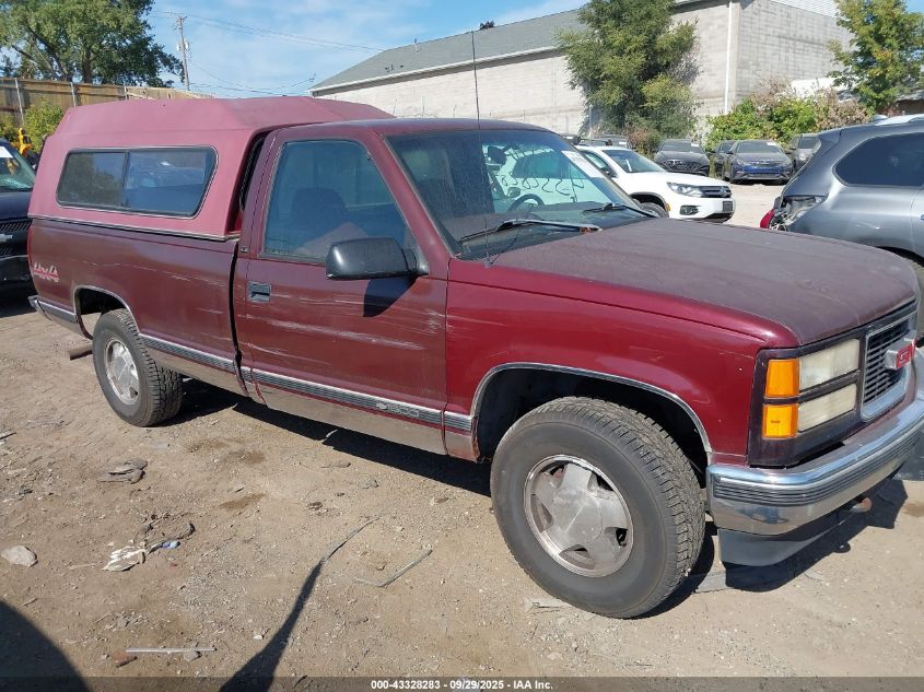 1998 GMC Sierra 1500 Sl Wideside VIN: 1GTEK14M3WZ529322 Lot: 43328283