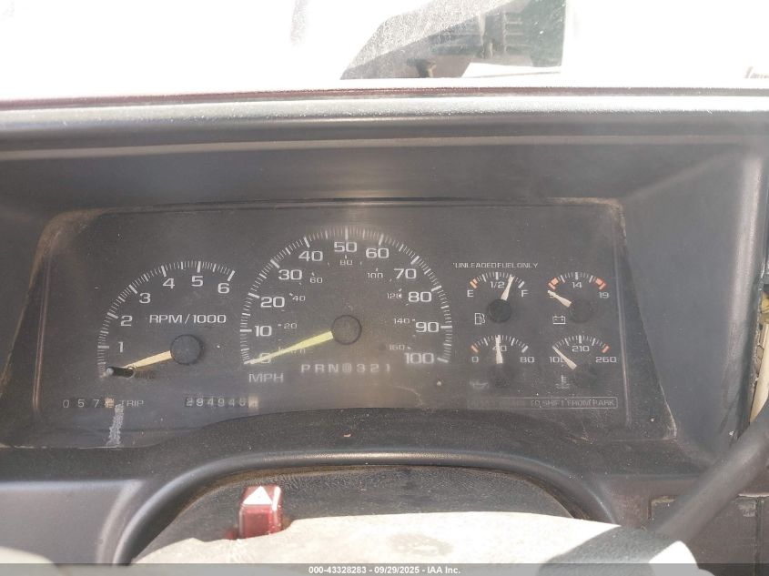 1998 GMC Sierra 1500 Sl Wideside VIN: 1GTEK14M3WZ529322 Lot: 43328283