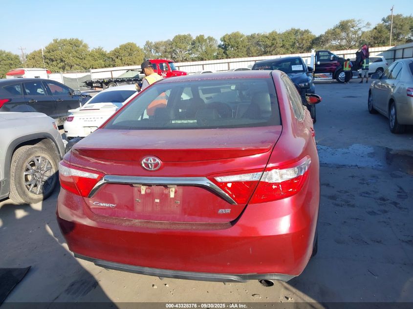 2016 Toyota Camry Se VIN: 4T1BF1FK4GU606681 Lot: 43328376