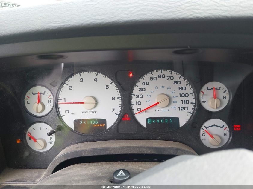 2004 Dodge Ram 1500 Slt/Laramie VIN: 1D7HA18D54S559315 Lot: 43328401