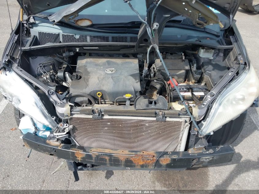 2012 Toyota Sienna Xle V6 8 Passenger VIN: 5TDYK3DC1CS271668 Lot: 43328427