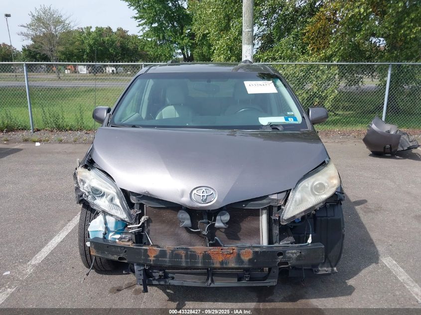 2012 Toyota Sienna Xle V6 8 Passenger VIN: 5TDYK3DC1CS271668 Lot: 43328427