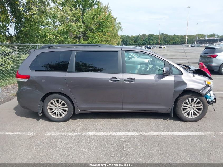 2012 Toyota Sienna Xle V6 8 Passenger VIN: 5TDYK3DC1CS271668 Lot: 43328427