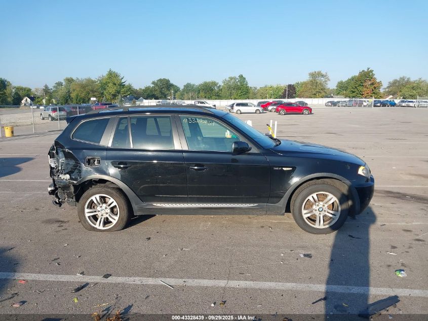2006 BMW X3 3.0I VIN: WBXPA93436WD31861 Lot: 43328439
