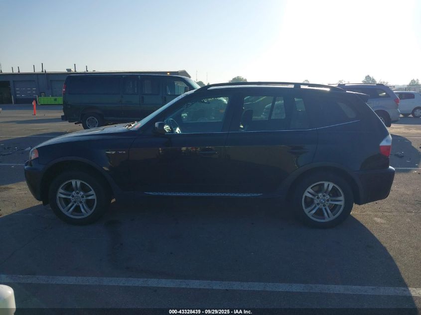 2006 BMW X3 3.0I VIN: WBXPA93436WD31861 Lot: 43328439