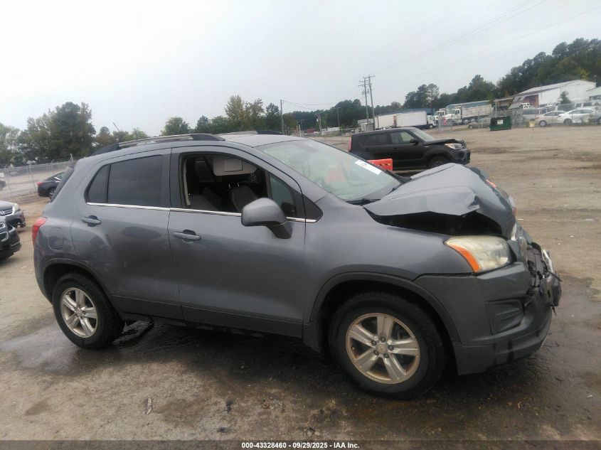 2015 Chevrolet Trax Lt VIN: KL7CJRSB5FB162651 Lot: 43328460