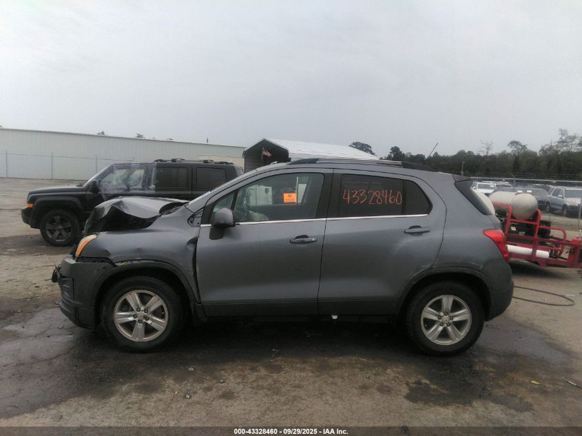 2015 Chevrolet Trax Lt VIN: KL7CJRSB5FB162651 Lot: 43328460