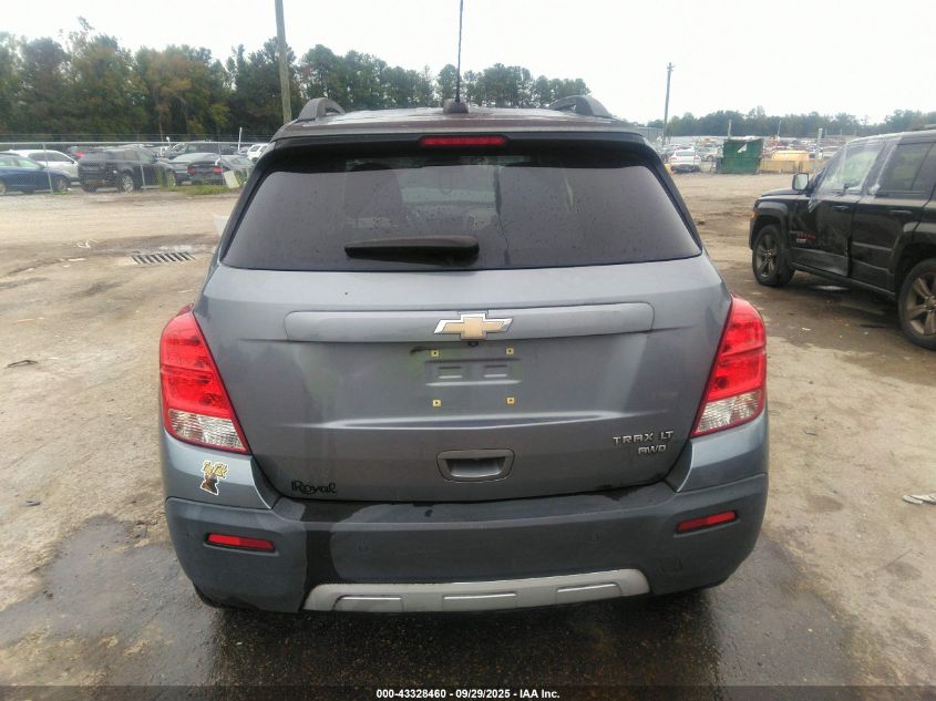 2015 Chevrolet Trax Lt VIN: KL7CJRSB5FB162651 Lot: 43328460