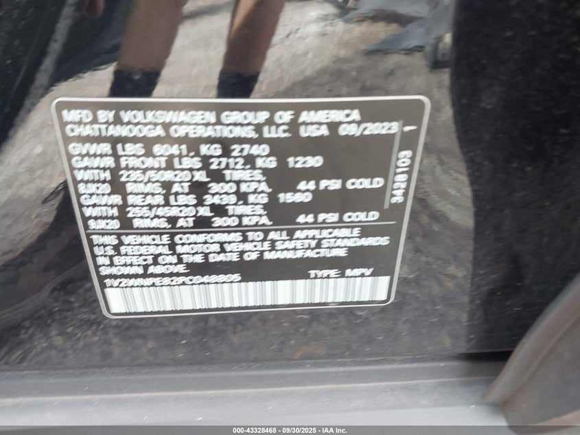 1V2WNPE82PC048805 2023 VOLKSWAGEN ID.4 photo no. 9