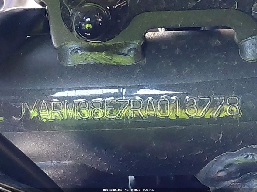 2024 Yamaha Yzfr7 VIN: JYARM38E7RA013778 Lot: 43328469