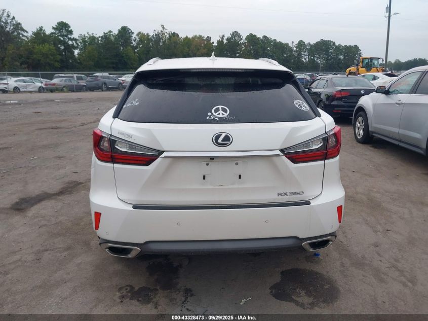 2017 Lexus Rx 350 VIN: JTJBZMCA3H2018340 Lot: 43328473
