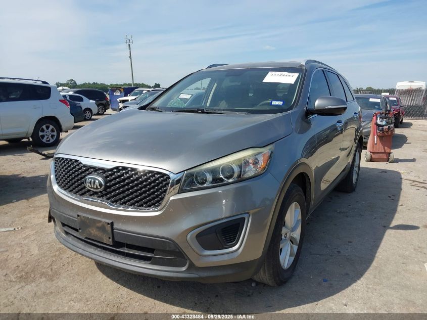 2017 Kia Sorento 2.4L Lx grey other null 5XYPG4A3XHG287038 photo #3