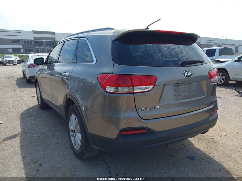 2017 Kia Sorento 2.4L Lx grey other null 5XYPG4A3XHG287038 photo #4