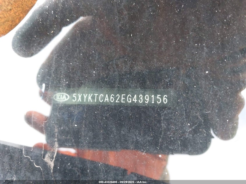 2014 Kia Sorento Lx VIN: 5XYKTCA62EG439156 Lot: 43328495