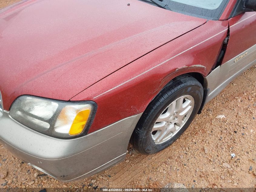 2002 Subaru Outback VIN: 4S3BH665X27650620 Lot: 43328532