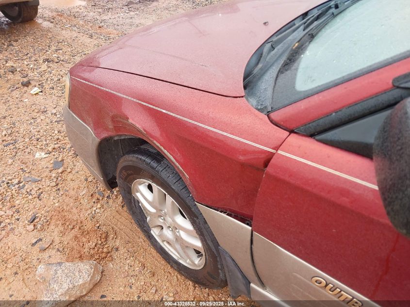 2002 Subaru Outback VIN: 4S3BH665X27650620 Lot: 43328532