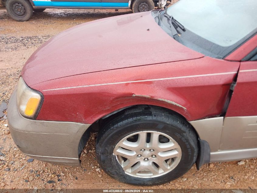 2002 Subaru Outback VIN: 4S3BH665X27650620 Lot: 43328532