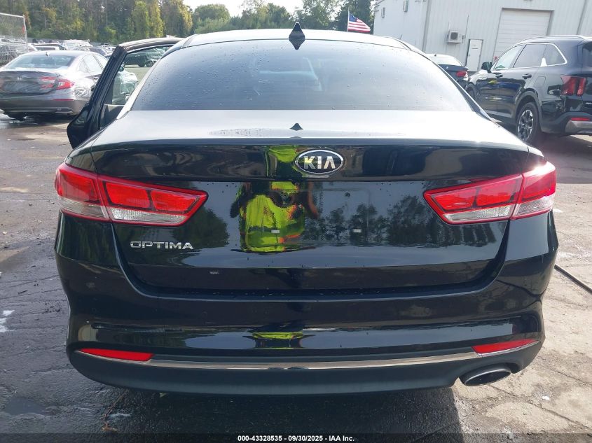 2018 Kia Optima Lx VIN: 5XXGT4L31JG263259 Lot: 43328535