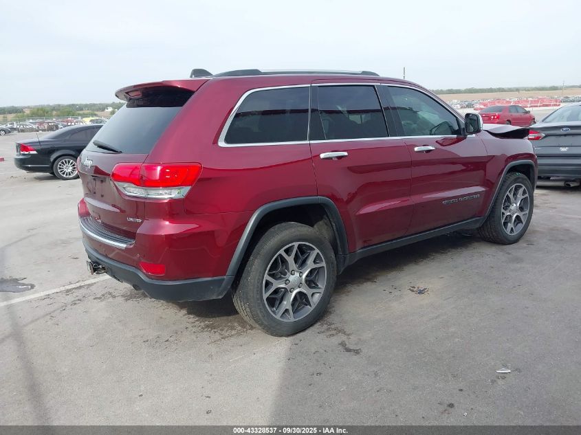 2019 Jeep Grand Cherokee Limited 4X4 VIN: 1C4RJFBG9KC567942 Lot: 43328537