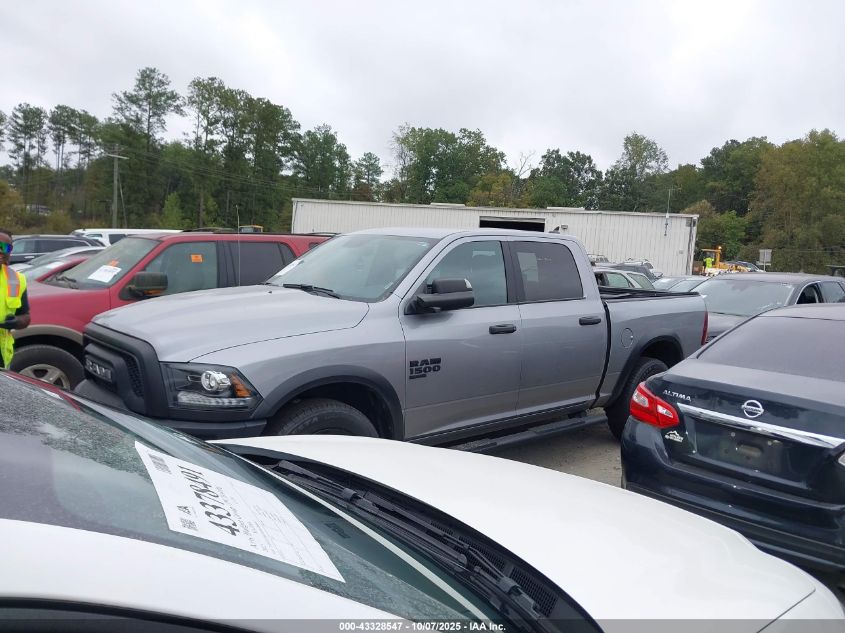 2022 Ram 1500 Classic Warlock 4X4 5'7 Box VIN: 1C6RR7LG7NS192888 Lot: 43328547