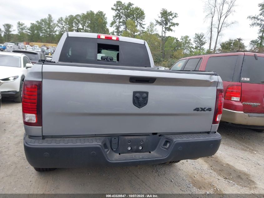 2022 Ram 1500 Classic Warlock 4X4 5'7 Box VIN: 1C6RR7LG7NS192888 Lot: 43328547