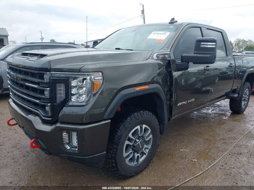 2022 GMC Sierra 2500Hd 4Wd Standard Bed At4 VIN: 1GT49PE7XNF138381 Lot: 43328595