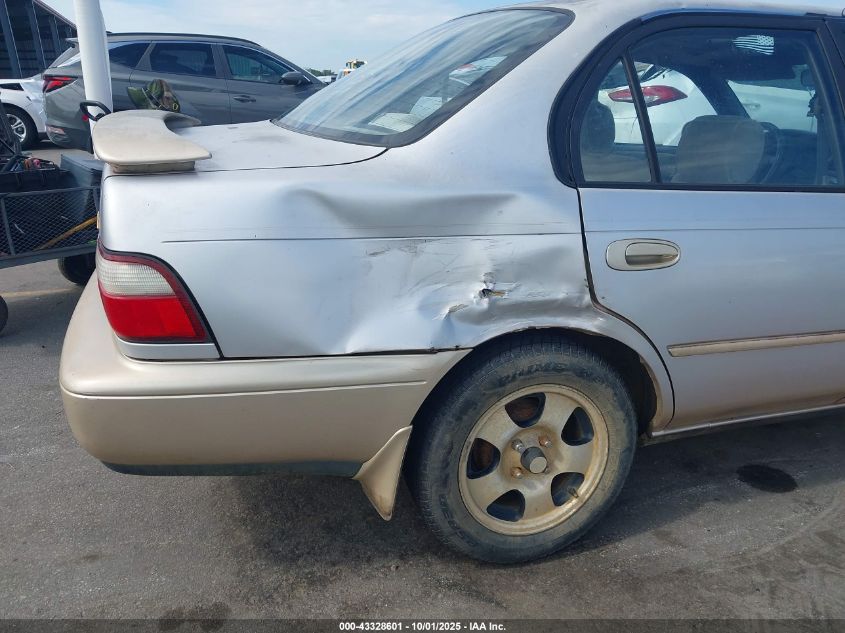 1997 Toyota Corolla Dx VIN: 1NXBB02E9VZ561983 Lot: 43328601