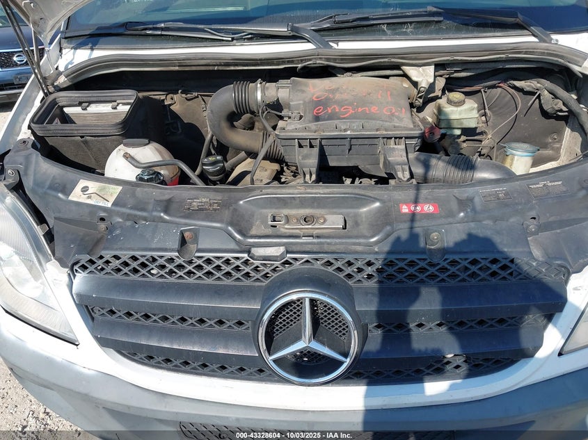 2011 Mercedes-Benz Sprinter 2500 High Roof VIN: WD3PE8CB1B5595520 Lot: 43328604