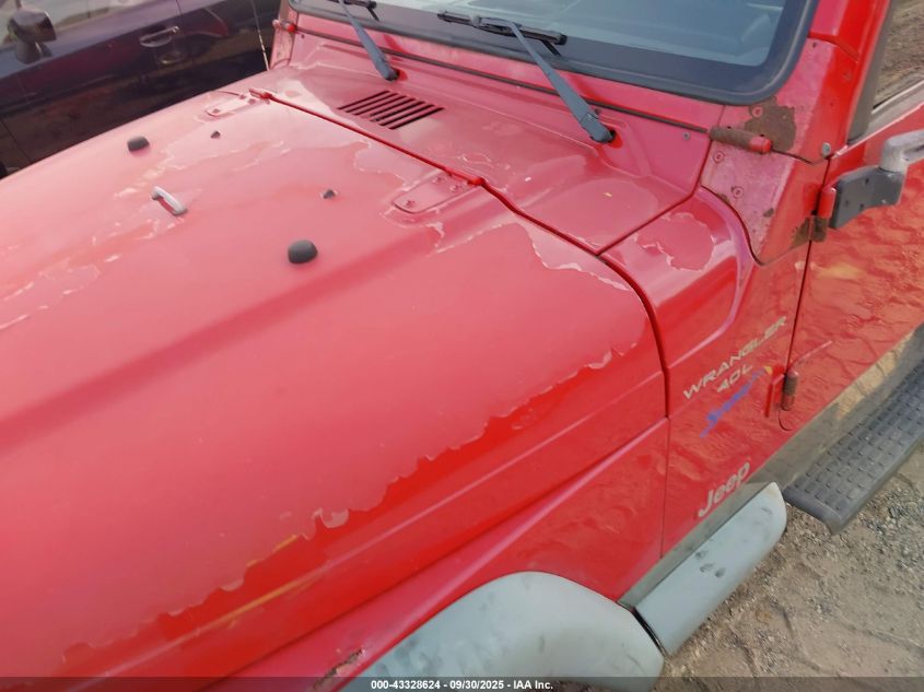 1998 Jeep Wrangler Sport VIN: 1J4FY19S4WP800064 Lot: 43328624